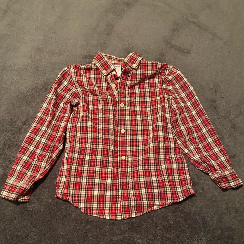 Size 6 Gymboree Long Sleeve Plaid Shirt